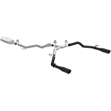 Load image into Gallery viewer, MagnaFlow 2020 Jeep Gladiator 3in Street Series Dual Split Exit SS Cat-Back Exhaust w/Black Tips - Main Product View