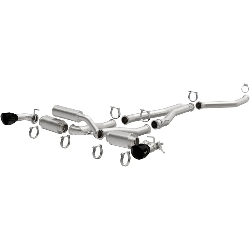 MagnaFlow 2020+ Toyota Supra SPEQ Series Cat-Back Performance Exhaust System w/ Black Chrome Tips - Main Product View