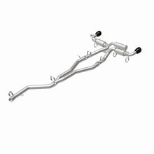 Load image into Gallery viewer, MagnaFlow 2020+ Toyota Supra SPEQ Series Cat-Back Performance Exhaust System w/ Black Chrome Tips - Side View