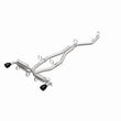 Load image into Gallery viewer, MagnaFlow 2020+ Toyota Supra SPEQ Series Cat-Back Performance Exhaust System w/ Black Chrome Tips - Back View