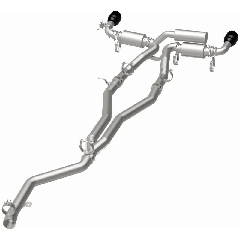 MagnaFlow 2020+ Toyota Supra SPEQ Series Cat-Back Performance Exhaust System w/ Black Chrome Tips - Additional View 12