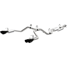 Load image into Gallery viewer, MagnaFlow 2021 Chevrolet Tahoe V8 5.3L Street Series Cat-Back Exhaust - Black Chrome Tips - Main Product View