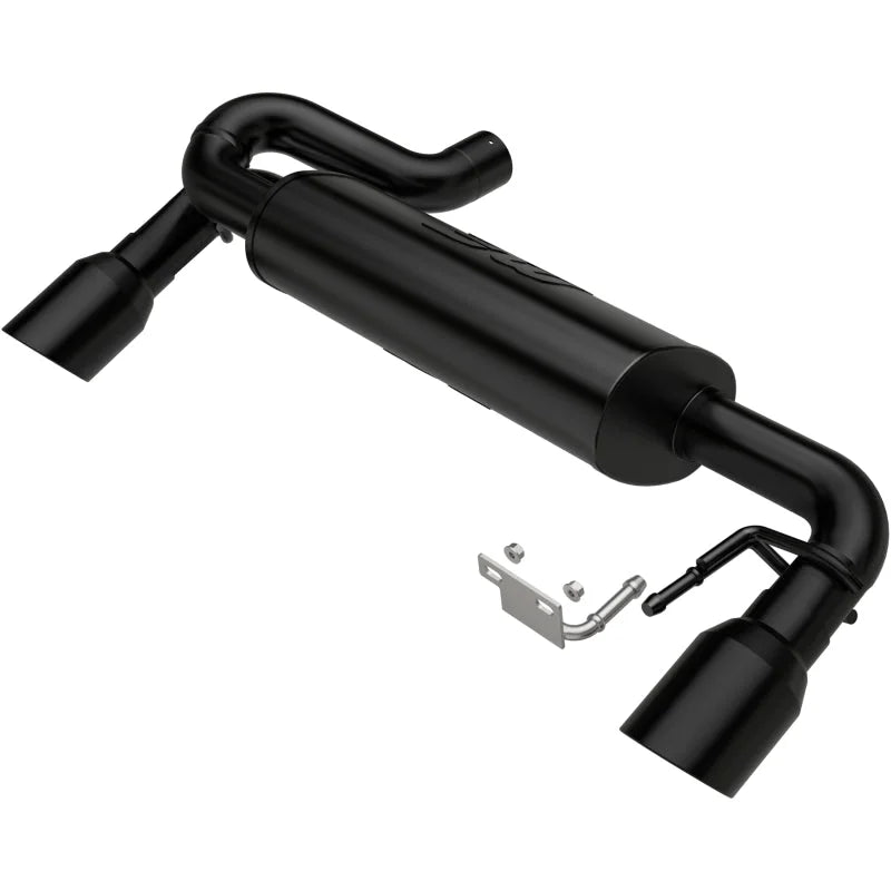 MagnaFlow 2021 Ford Bronco Street Series Axle-Back Exhaust w/ Dual Split Rear Style Exit- Black Tips - Main Product View