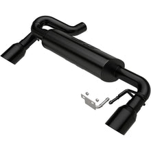 Load image into Gallery viewer, MagnaFlow 2021 Ford Bronco Street Series Axle-Back Exhaust w/ Dual Split Rear Style Exit- Black Tips - Main Product View