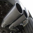 Load image into Gallery viewer, MagnaFlow 2024+ Chevy Silverado 2500HD/3500HD Black Series Filter-Back Performance Exhaust - Back View