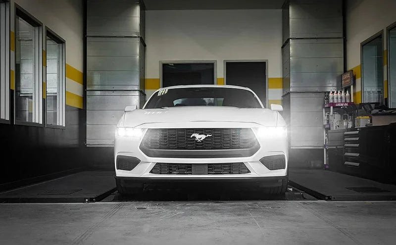 MagnaFlow 2024 Ford Mustang EcoBoost 2.3L Competition Series Cat-Back Exhaust System - Back View