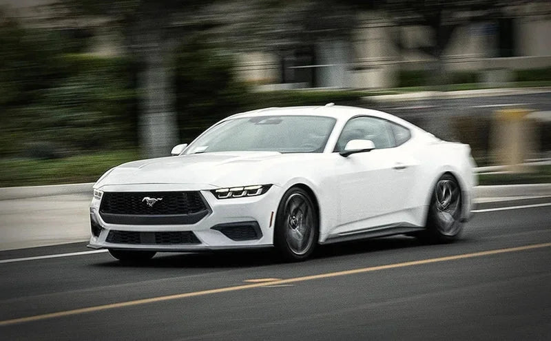 MagnaFlow 2024 Ford Mustang EcoBoost 2.3L Competition Series Cat-Back Exhaust System - Installation View