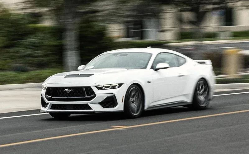 MagnaFlow 2024 Ford Mustang GT 5.0L D-Fit w/o Muffler Performance Exhaust - Installation View
