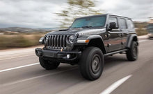 Load image into Gallery viewer, MagnaFlow 21-22 Jeep Wrangler V8 6.4L Street Series Cat-Back Exhaust w/ Black Tips - Installation View
