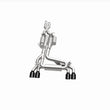 Load image into Gallery viewer, MagnaFlow 21-22 Jeep Wrangler V8 6.4L Street Series Cat-Back Exhaust w/ Black Tips - Additional View 14