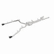 Load image into Gallery viewer, MagnaFlow 21-24 RAM 1500 TRX SPEQ Series Cat-Back Performance Exhaust System w/ Black Chrome Tips - Back View