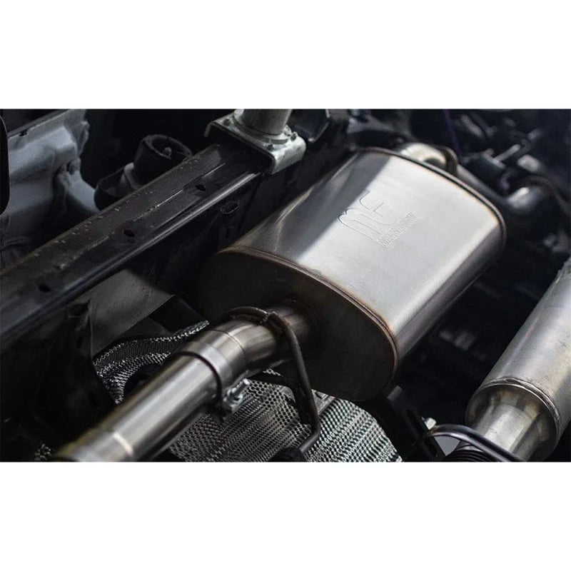 MagnaFlow 22+ Toyota Tundra Street Series 3in Dual Driver Side Rear Cat-Back Exhaust - Back View