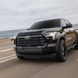 Load image into Gallery viewer, MagnaFlow 22+ Toyota Tundra Street Series 3in Dual Driver Side Rear Cat-Back Exhaust - Installation View