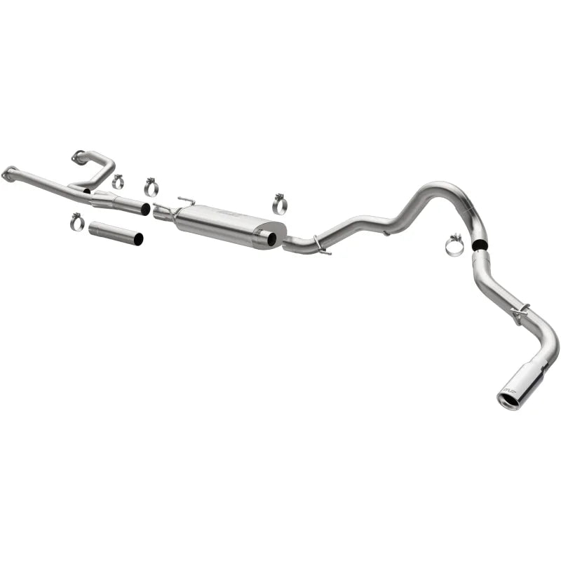 MagnaFlow 22+ Toyota Tundra Street Series 3in Single Straight Driver Side Rear Cat-Back Exhaust - Main Product View