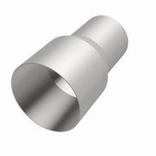 Load image into Gallery viewer, MagnaFlow 3in-4in Stainless Steel Transition 7in Long - Installation View