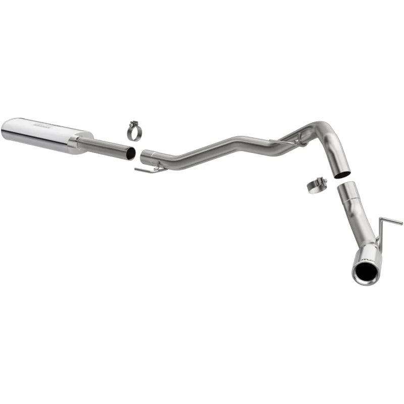 MagnaFlow 3in Street Series Side Rear Exit Cat-Back Exhaust w/Polished Tips fits 2020-2025 Jeep Gladiator - Main Product View