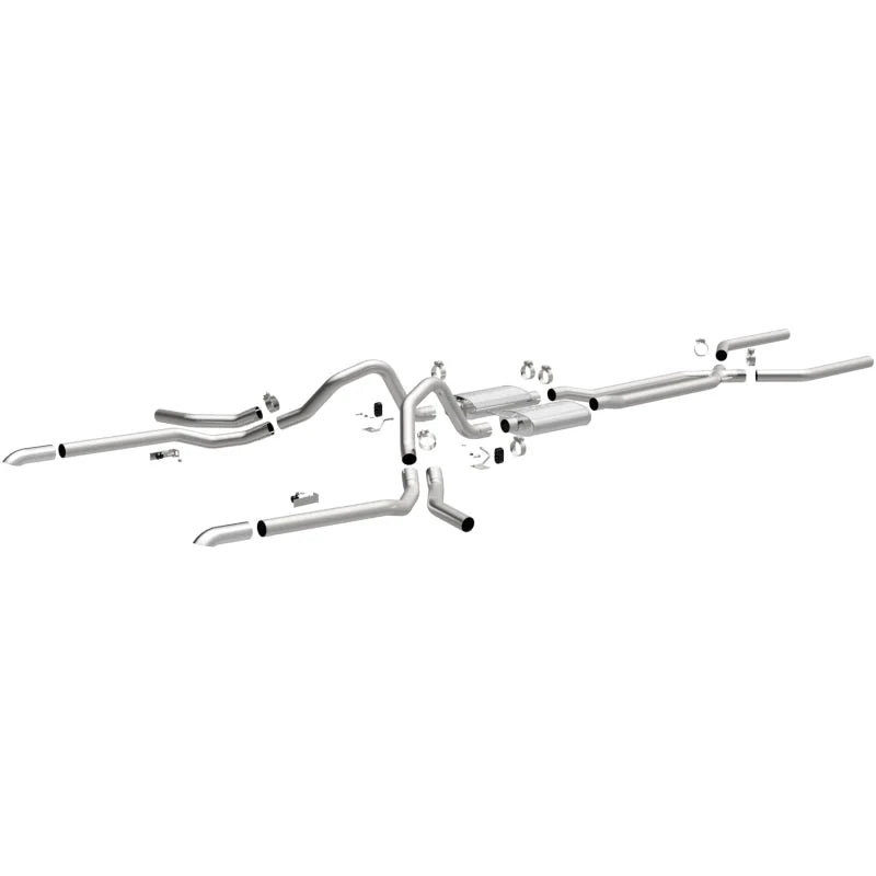 MagnaFlow 65-68 Chevy Impala All V8 Multiple Exit Options Crossmember-Back Perf Exhaust - Main Product View