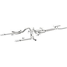 Load image into Gallery viewer, MagnaFlow 65-68 Chevy Impala All V8 Multiple Exit Options Crossmember-Back Perf Exhaust - Main Product View