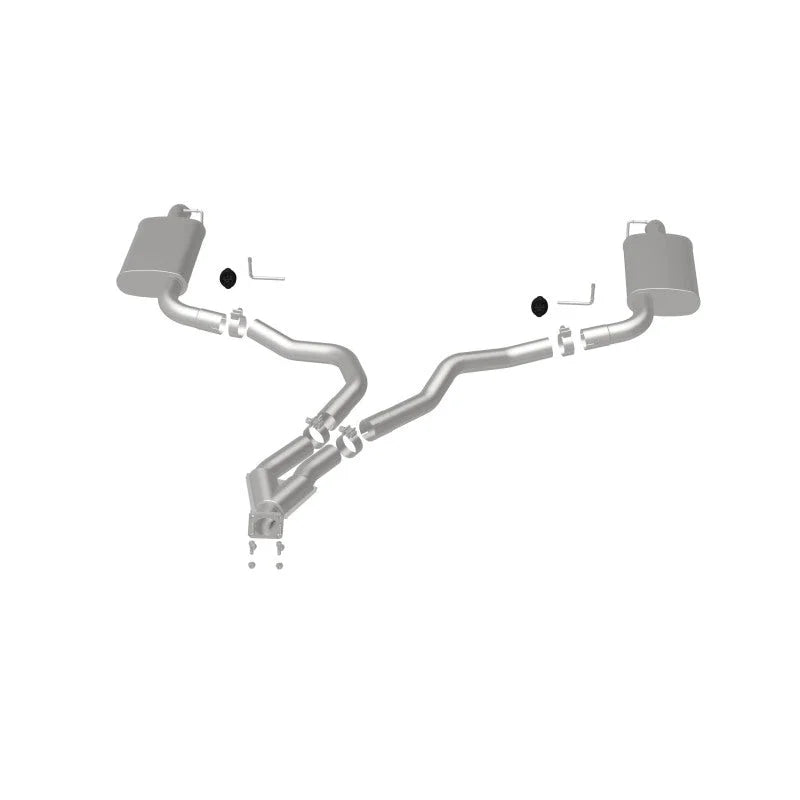 MagnaFlow 75-79 Chevy Corvette V8 5.7L Dual Split Rear Exit Stainless Cat-Back Perf Exhaust - Additional View 5