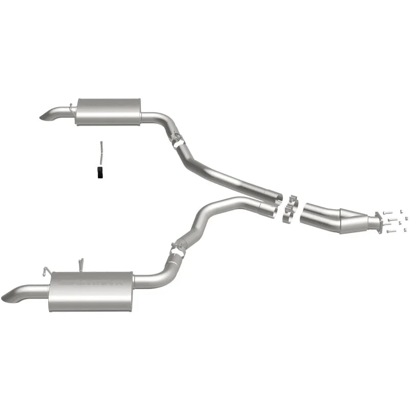 MagnaFlow 75-79 Chevy Corvette V8 5.7L Dual Split Rear Exit Stainless Cat-Back Perf Exhaust - Additional View 9