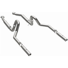Load image into Gallery viewer, MagnaFlow 99-04 Mustang Mach 1 V8 4.6L Dual Split Rear Exit Stainless Cat-Back Performance Exhaust - Additional View 7