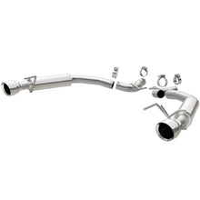 Load image into Gallery viewer, MagnaFlow Axle Back, SS, 2.5in, Competition, Dual Split Polish 4.5in Tip 2015 Ford Mustang Ecoboost - Main Product View