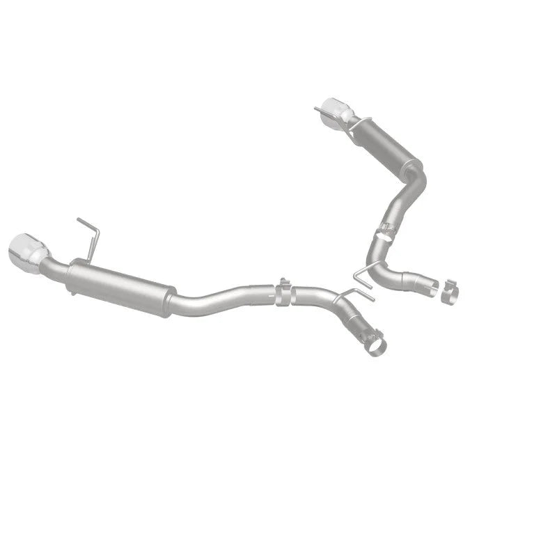 MagnaFlow Axle Back, SS, 2.5in, Competition, Dual Split Polish 4.5in Tip 2015 Ford Mustang Ecoboost - Additional View 8