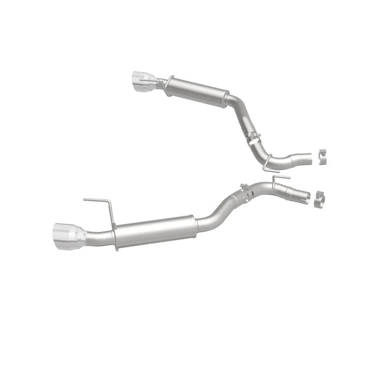 MagnaFlow Axle Back, SS, 2.5in, Competition, Dual Split Polish 4.5in Tip 2015 Ford Mustang Ecoboost - Additional View 9