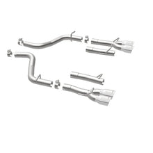 Load image into Gallery viewer, MagnaFlow Axle-Back, SS, 2.5in, Quad Split Rear 3.5in Tip 2015 Dodge Challenger 3.6L V6 - Additional View 8