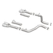 Load image into Gallery viewer, MagnaFlow Axle-Back, SS, 2.5in, Quad Split Rear 3.5in Tip 2015 Dodge Challenger 3.6L V6 - Additional View 9
