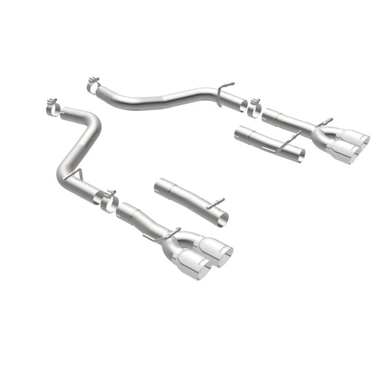 MagnaFlow Axle-Back, SS, 2.5in, Quad Split Rear 3.5in Tip 2015 Dodge Challenger 3.6L V6 - Additional View 10