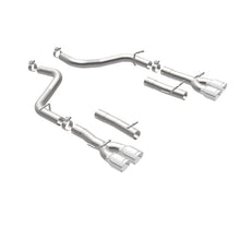 Load image into Gallery viewer, MagnaFlow Axle-Back, SS, 2.5in, Quad Split Rear 3.5in Tip 2015 Dodge Challenger 3.6L V6 - Additional View 10