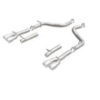Load image into Gallery viewer, MagnaFlow Axle-Back, SS, 2.5in, Quad Split Rear 3.5in Tip 2015 Dodge Challenger 3.6L V6 - Additional View 11
