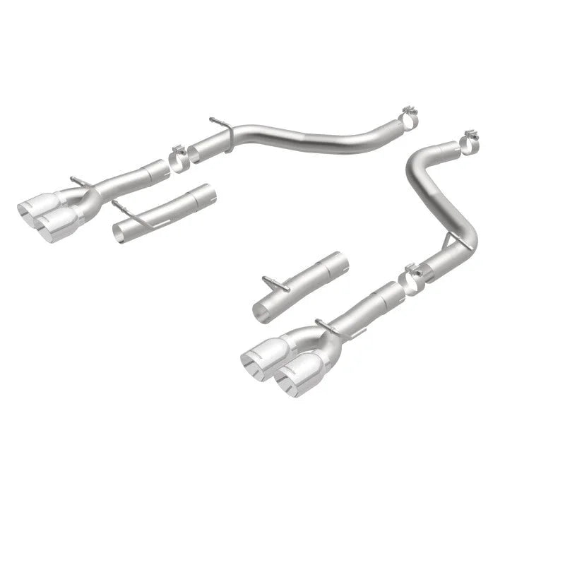 MagnaFlow Axle-Back, SS, 2.5in, Quad Split Rear 3.5in Tip 2015 Dodge Challenger 3.6L V6 - Additional View 11