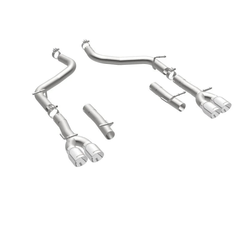MagnaFlow Axle-Back, SS, 2.5in, Quad Split Rear 3.5in Tip 2015 Dodge Challenger 3.6L V6 - Additional View 13