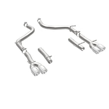 Load image into Gallery viewer, MagnaFlow Axle-Back, SS, 2.5in, Quad Split Rear 3.5in Tip 2015 Dodge Challenger 3.6L V6 - Additional View 13