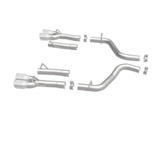 Load image into Gallery viewer, MagnaFlow Axle-Back, SS, 2.5in, Quad Split Rear 3.5in Tip 2015 Dodge Challenger 3.6L V6 - Additional View 15