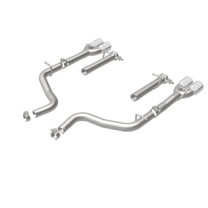 MagnaFlow Axle-Back, SS, 2.5in, Quad Split Rear 3.5in Tip 2015 Dodge Challenger R/T 5.7L - Additional View 10