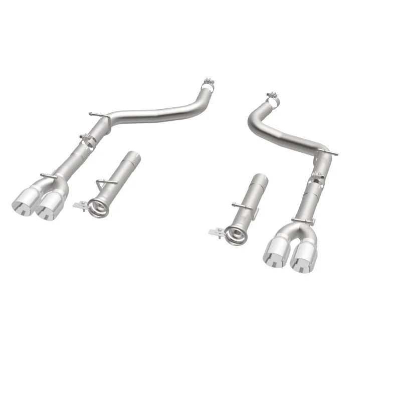 MagnaFlow Axle-Back, SS, 2.5in, Quad Split Rear 3.5in Tip 2015 Dodge Challenger R/T 5.7L - Additional View 11