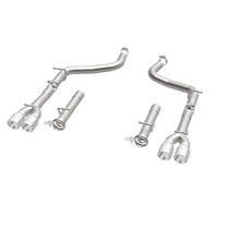 Load image into Gallery viewer, MagnaFlow Axle-Back, SS, 2.5in, Quad Split Rear 3.5in Tip 2015 Dodge Challenger R/T 5.7L - Additional View 11