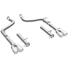 Load image into Gallery viewer, MagnaFlow Axle-Back, SS, 2.5in, Quad Split Rear 3.5in Tip 2015 Dodge Challenger R/T 5.7L - Additional View 16