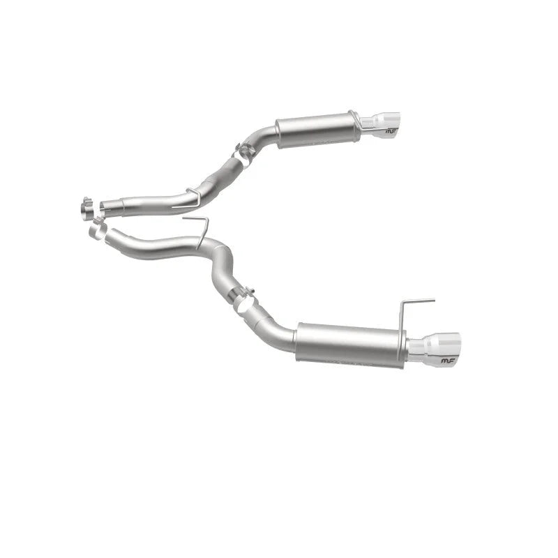 MagnaFlow Axle Back, SS, 3in, Competition, Dual Split Polished 4.5in Tip 2015 Ford Mustang GT V8 5.0 - Additional View 7