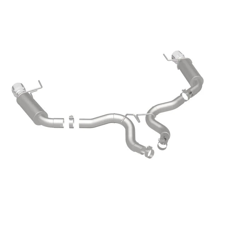 MagnaFlow Axle Back, SS, 3in, Competition, Dual Split Polished 4.5in Tip 2015 Ford Mustang GT V8 5.0 - Additional View 14