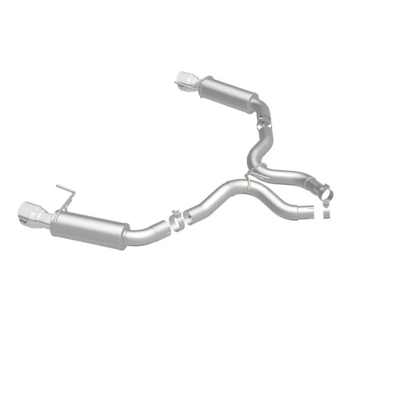 MagnaFlow Axle Back, SS, 3in, Competition, Dual Split Polished 4.5in Tip 2015 Ford Mustang GT V8 5.0 - Additional View 16