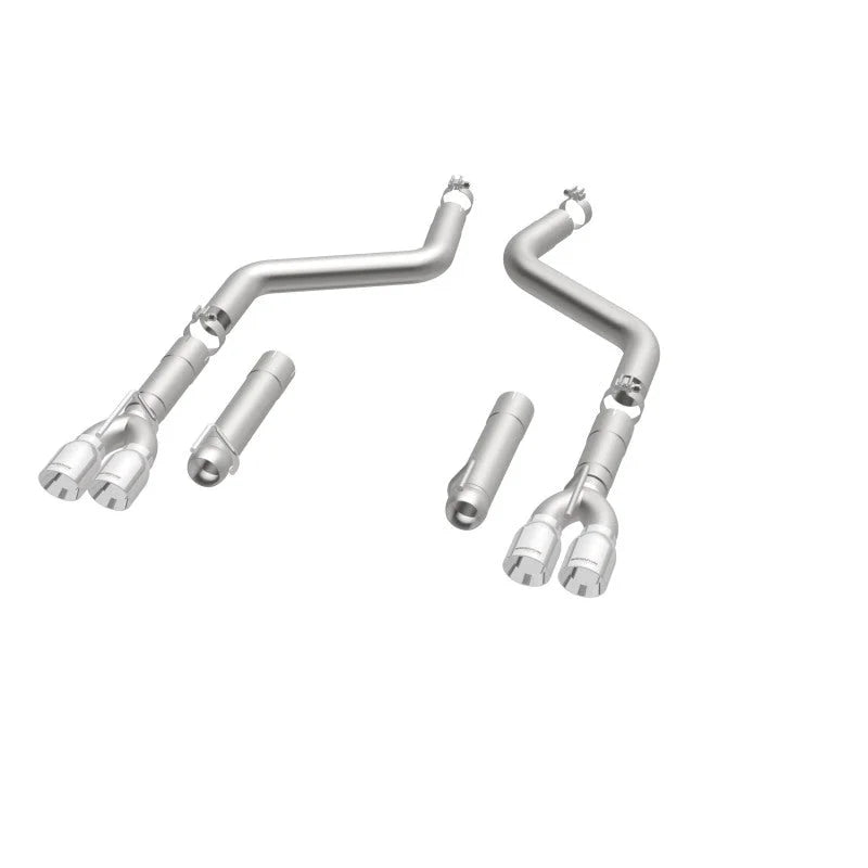 MagnaFlow Axle-Back, SS, 3in, Quad Split Rear 3.5 Tips 2015 Dodge Challenger incl SRT Hellcat - Additional View 8