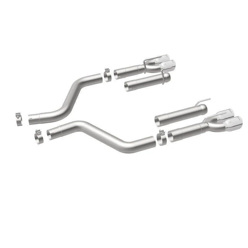 MagnaFlow Axle-Back, SS, 3in, Quad Split Rear 3.5 Tips 2015 Dodge Challenger incl SRT Hellcat - Additional View 11
