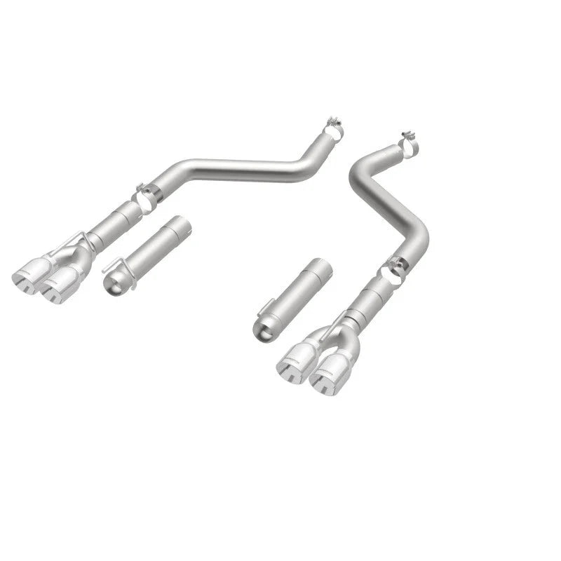 MagnaFlow Axle-Back, SS, 3in, Quad Split Rear 3.5 Tips 2015 Dodge Challenger incl SRT Hellcat - Additional View 14