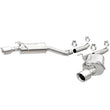 Load image into Gallery viewer, MagnaFlow Axle-Back Stainless Dual Split 4in Polished Tips 10-15 Chevrolet Camaro Convert. 3.6L V6 - Side View