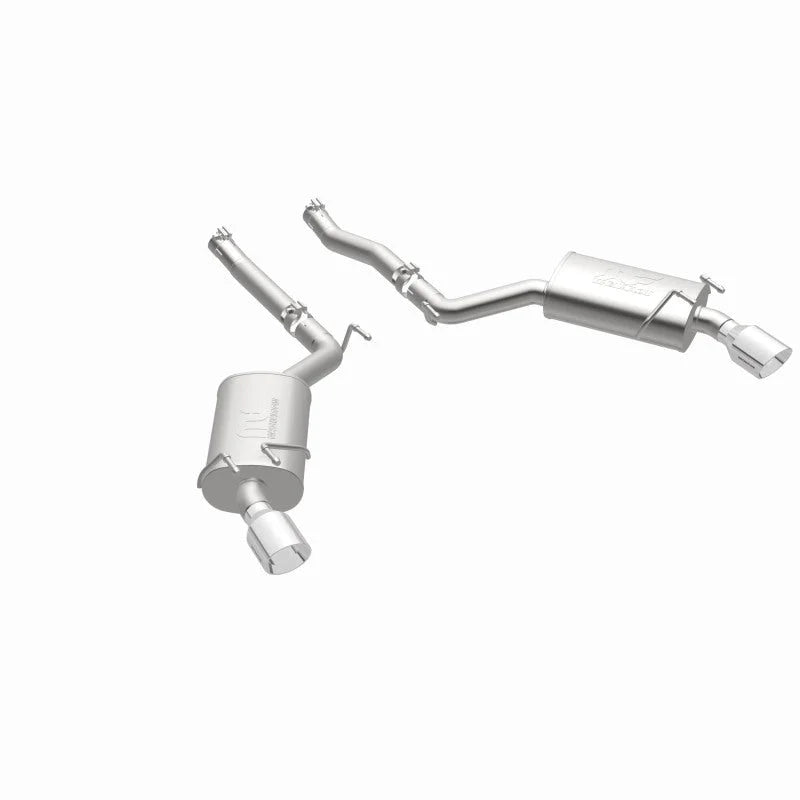 MagnaFlow Axle-Back Stainless Dual Split 4in Polished Tips 10-15 Chevrolet Camaro Convert. 3.6L V6 - Additional View 6