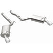 Load image into Gallery viewer, MagnaFlow Axle-Back Stainless Dual Split 4in Polished Tips 10-15 Chevrolet Camaro Convert. 3.6L V6 - Additional View 11